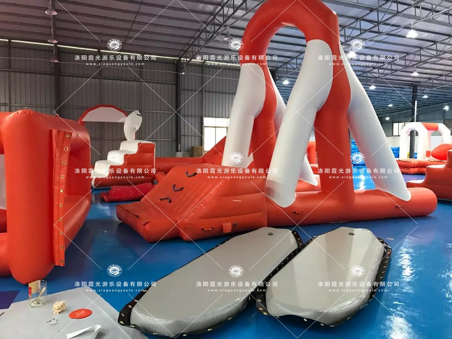 文殊镇水上闯关道具